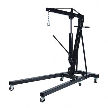 33 799 р. Кран подкатной 2т для снятия двигателя складной ROCKFORCE ROCKFORCE rf-f32002x  с доставкой в г. Кемерово. Увеличить фотографию 1