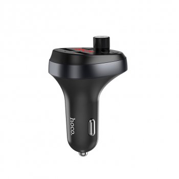999 р. Устройство зарядное в прикуриватель с трансмиттером (bluetooth,hands free) HOCO HOCO e41 black HOCO e41 black  с доставкой в г. Кемерово. Увеличить фотографию 2