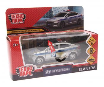1 449 р. Модель автомобиля HYUNDAI Elantra металлическая (свет, звук) ТЕХНОПАРК ТЕХНОПАРК elantra-12slpol-sr  с доставкой в г. Кемерово. Увеличить фотографию 1