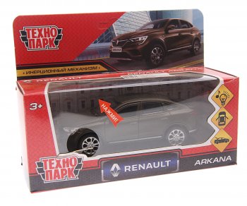 1 449 р. Модель автомобиля RENAULT Arkana металлическая (свет, звук) ТЕХНОПАРК ТЕХНОПАРК arkana-12slfil-bn  с доставкой в г. Кемерово. Увеличить фотографию 1