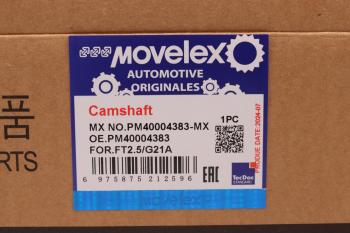 9 949 р. Вал распределительный ГАЗель Next,NN дв.G21A впускной MOVELEX MOVELEX pm40004383-mx  с доставкой в г. Кемерово. Увеличить фотографию 5