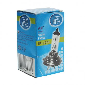 144 р. Лампа 12V H7 100W PX26d БЕЛСВЕТ БЭЛЗ h7 акг 12-100 (h7)  с доставкой в г. Кемерово. Увеличить фотографию 2
