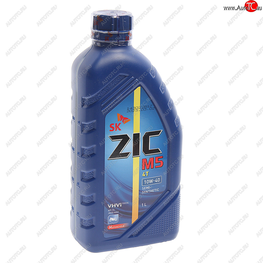 849 р. Масло моторное для 4-х тактных двигателей M5 4T 10W40 SJMA2 синт.1л ZIC ZIC 137212  с доставкой в г. Кемерово