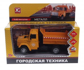 1 159 р. Модель автомобиля ЗИЛ-4331 (самосвал) металлическая NO NAME xg 877-a92a  с доставкой в г. Кемерово. Увеличить фотографию 2