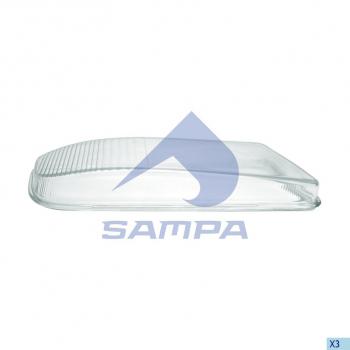1 099 р. Стекло фары противотуманной MAN TGX (08-) правой SAMPA SAMPA 022.033  с доставкой в г. Кемерово. Увеличить фотографию 1