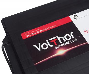 33 649 р. Аккумулятор VOLTHOR Supreme Truck 225Ач обратная полярность VOLTHOR 6ст225(3) 72527  с доставкой в г. Кемерово. Увеличить фотографию 3