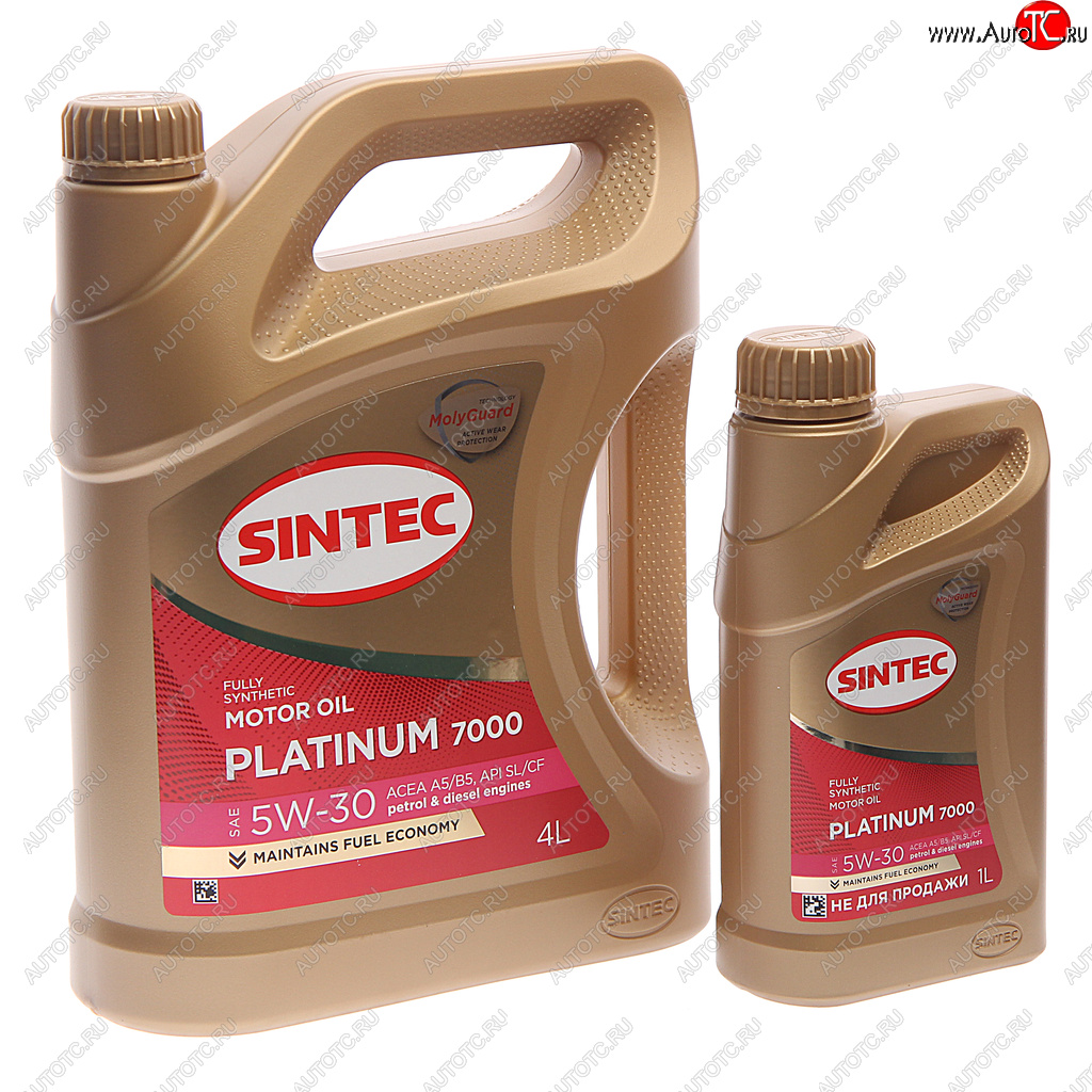 2 079 р. Масло моторное Platinum 7000 A5B5 5W30 синт.4+1л SINTEC SINTEC 600224  с доставкой в г. Кемерово