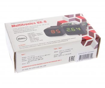 2 399 р. Компьютер бортовой MULTITRONICS MULTITRONICS ux-8 оранжевый  с доставкой в г. Кемерово. Увеличить фотографию 3