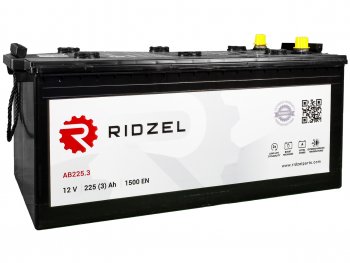25 549 р. Аккумулятор RIDZEL 225Ач обратная полярность RIDZEL 6ст225(3) ab225.3  с доставкой в г. Кемерово. Увеличить фотографию 1