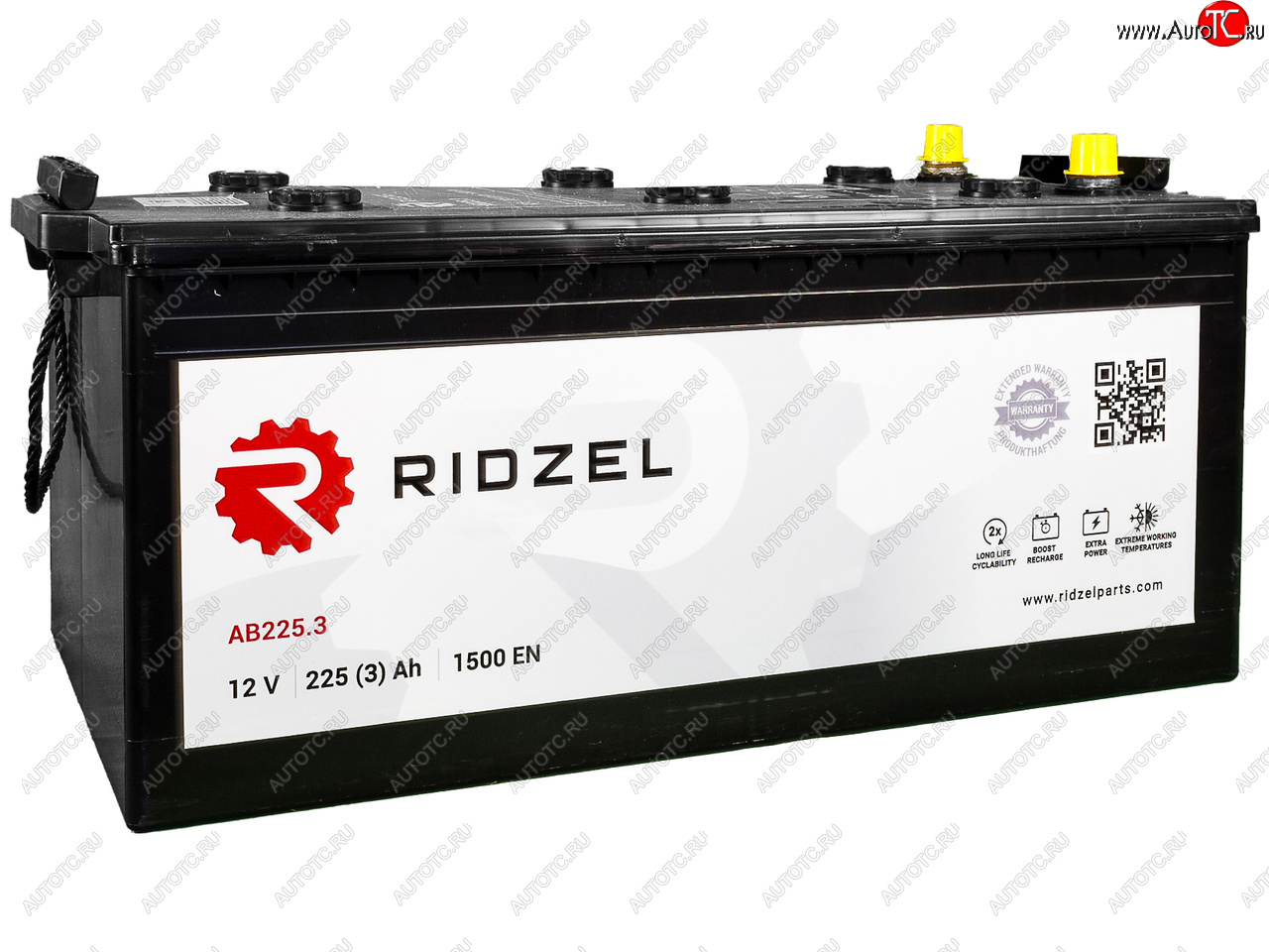 25 549 р. Аккумулятор RIDZEL 225Ач обратная полярность RIDZEL 6ст225(3) ab225.3  с доставкой в г. Кемерово