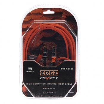 1 059 р. Кабель RCA 2х2 5м EDGE EDGE edc-rs502  с доставкой в г. Кемерово. Увеличить фотографию 1