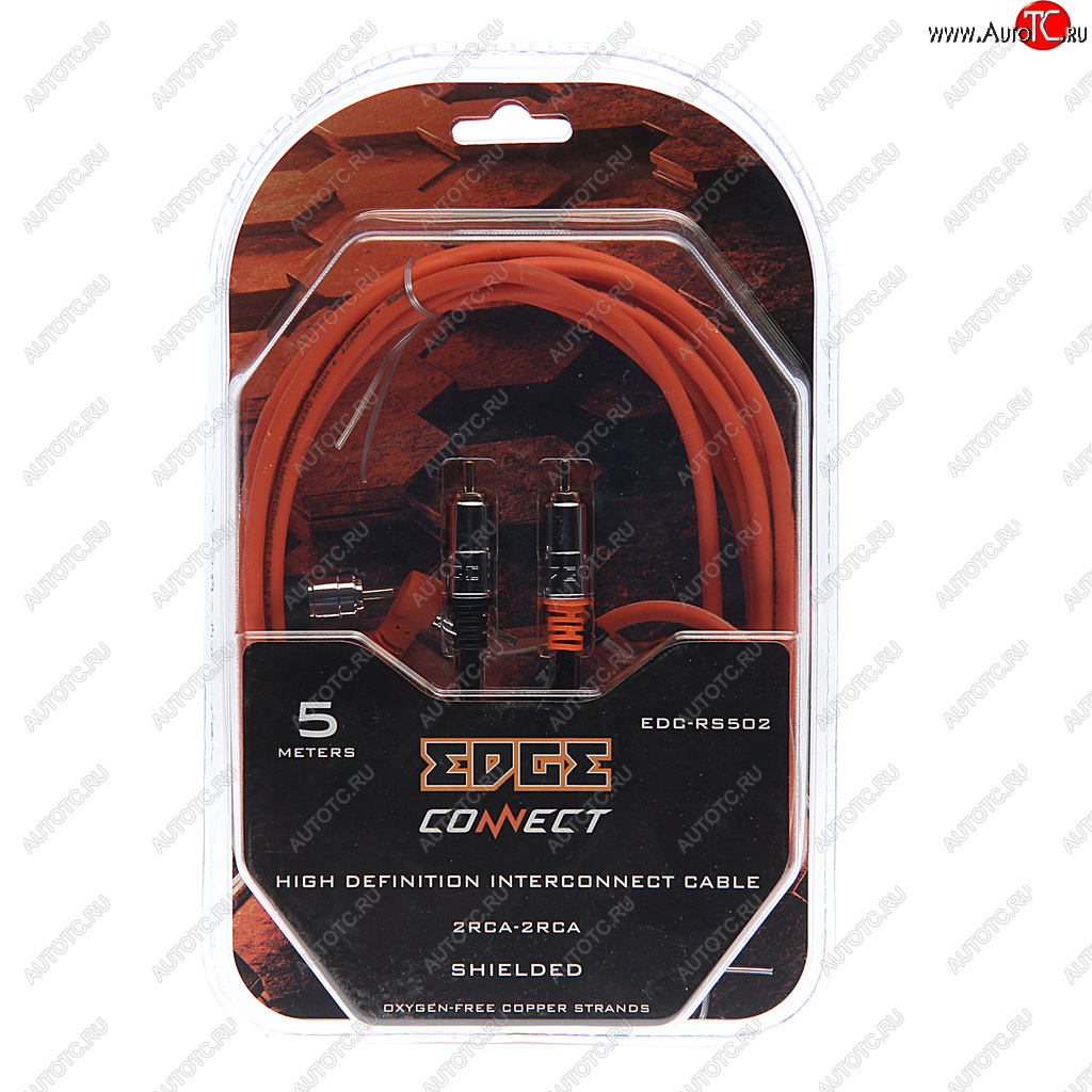 1 059 р. Кабель RCA 2х2 5м EDGE EDGE edc-rs502  с доставкой в г. Кемерово