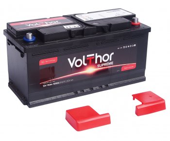 17 549 р. Аккумулятор VOLTHOR Supreme 110Ач обратная полярность VOLTHOR 6ст110(0) 61002  с доставкой в г. Кемерово. Увеличить фотографию 2