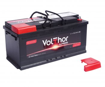 17 549 р. Аккумулятор VOLTHOR Supreme 110Ач обратная полярность VOLTHOR 6ст110(0) 61002  с доставкой в г. Кемерово. Увеличить фотографию 1