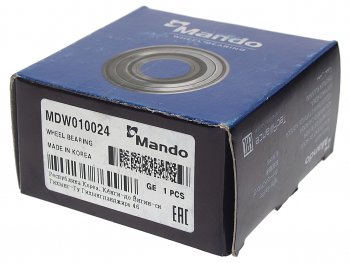 2 279 р. Подшипник ступицы DAEWOO Nexia (R13) передней MANDO MANDO mdw010024  с доставкой в г. Кемерово. Увеличить фотографию 2