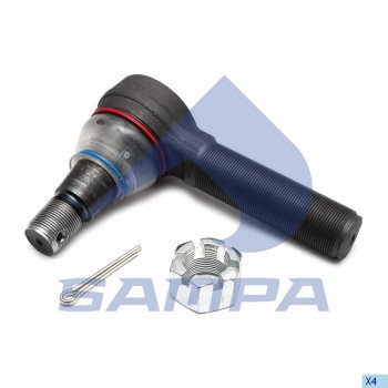 1 499 р. Наконечник рулевой тяги VOLVO (M24x1.5 M30x1.5 L=140) SAMPA SAMPA 097.763-01  с доставкой в г. Кемерово. Увеличить фотографию 1