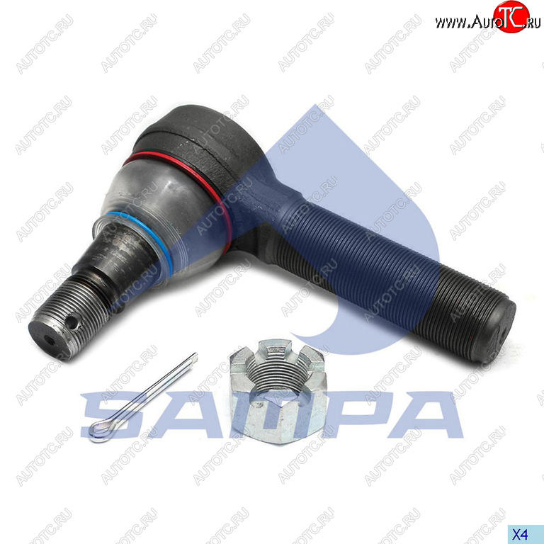 1 579 р. Наконечник рулевой тяги VOLVO FM9,FM12,FM13,FH12,FM13,FM16 левыйправый SAMPA SAMPA 097.764-01  с доставкой в г. Кемерово