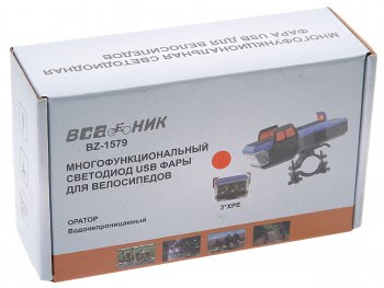 1 349 р. Фонарь велосипедный передний NO NAME bz-1579  с доставкой в г. Кемерово. Увеличить фотографию 3