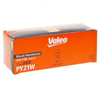 67 р. Лампа 24V PY21W BAU15s вибростойкая (1шт.) VALEO VALEO 032953  с доставкой в г. Кемерово. Увеличить фотографию 3