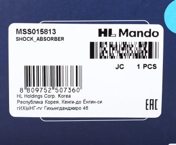 4 949 р. Амортизатор SUBARU Justy (07-) передний левый/правый газовый MANDO MANDO mss015813 MANDO mss015813  с доставкой в г. Кемерово. Увеличить фотографию 4