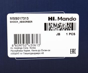 7 349 р. Амортизатор TOYOTA Auris (E150) передний левый газовый MANDO MANDO mss017313  с доставкой в г. Кемерово. Увеличить фотографию 4