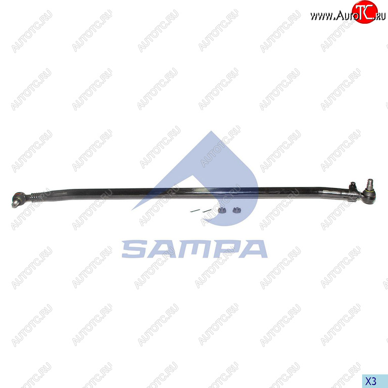 8 499 р. Тяга рулевая DAF поперечная L=1698 SAMPA SAMPA 097.898-01  с доставкой в г. Кемерово