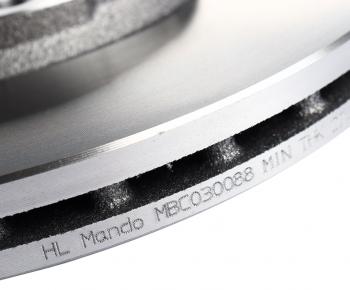 2 399 р. Диск тормозной MITSUBISHI L300 передний (1шт.) MANDO MANDO mbc030088 MANDO mbc030088  с доставкой в г. Кемерово. Увеличить фотографию 4