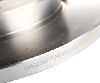 2 289 р. Диск тормозной PEUGEOT 206 передний (1шт.) MANDO MANDO mbc035215 MANDO mbc035215  с доставкой в г. Кемерово. Увеличить фотографию 4