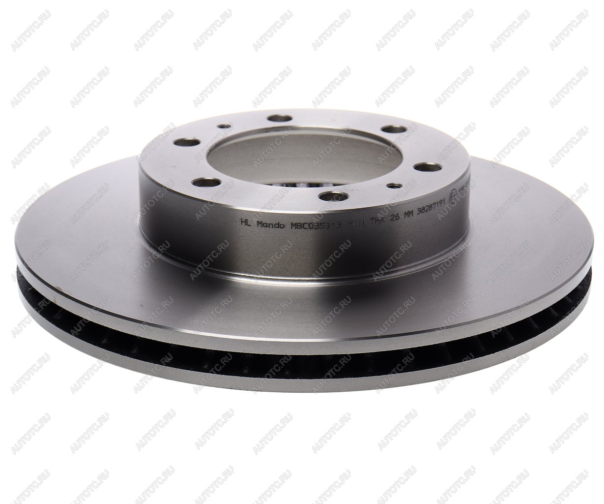 3 989 р. Диск тормозной TOYOTA Land Cruiser Prado (-09) передний (1шт.) MANDO MANDO mbc035313 MANDO mbc035313  с доставкой в г. Кемерово