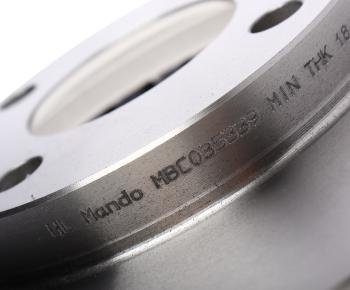 2 499 р. Диск тормозной VW Golf (79-97),Passat (81-88) AUDI 80 (73-91) передний (1шт.) MANDO MANDO mbc035339 MANDO mbc035339  с доставкой в г. Кемерово. Увеличить фотографию 4