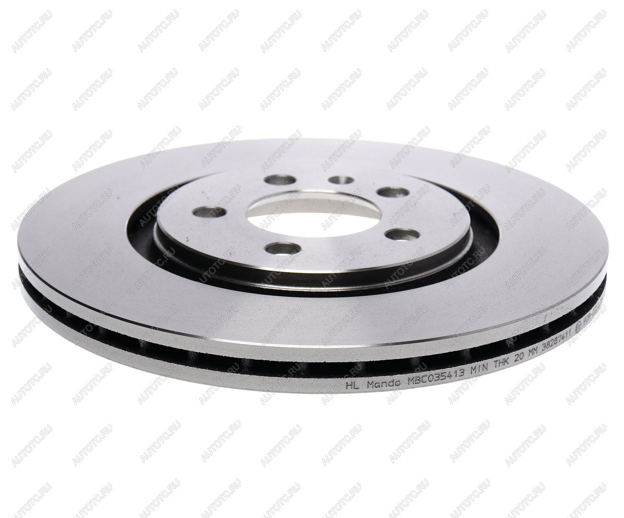 2 579 р. Диск тормозной VW Golf (91-97),Passat (91-96) SEAT Toledo (93-99) передний (1шт.) MANDO MANDO mbc035413 MANDO mbc035413  с доставкой в г. Кемерово