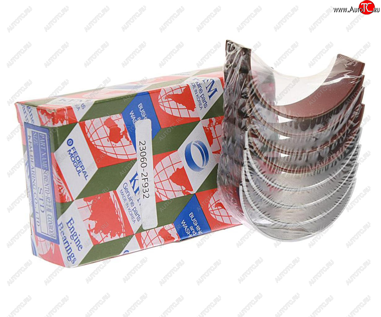 3 279 р. Вкладыши HYUNDAI Santa Fe (14-) (2.2) KIA Sorento (14-) (2.2) шатунные STD комплект (8шт.) KFM KFM 23060-2f932  с доставкой в г. Кемерово