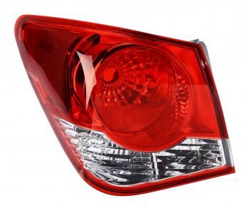 4 599 р. Фонарь задний CHEVROLET Cruze (09-12) левый наружный NSP NSP nsp0196829827  с доставкой в г. Кемерово. Увеличить фотографию 1