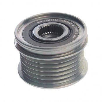 2 499 р. Шкив VW Golf (04-14) AUDI A3 (08-13) SEAT Leon (06-13) SKODA Octavia (09-13) генератора INA INA 535015510  с доставкой в г. Кемерово. Увеличить фотографию 1