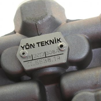 1 789 р. Клапан VOLVO FH12 4-х контурный защитный YON YON 11.5538.20 YON 11.5538.20  с доставкой в г. Кемерово. Увеличить фотографию 4