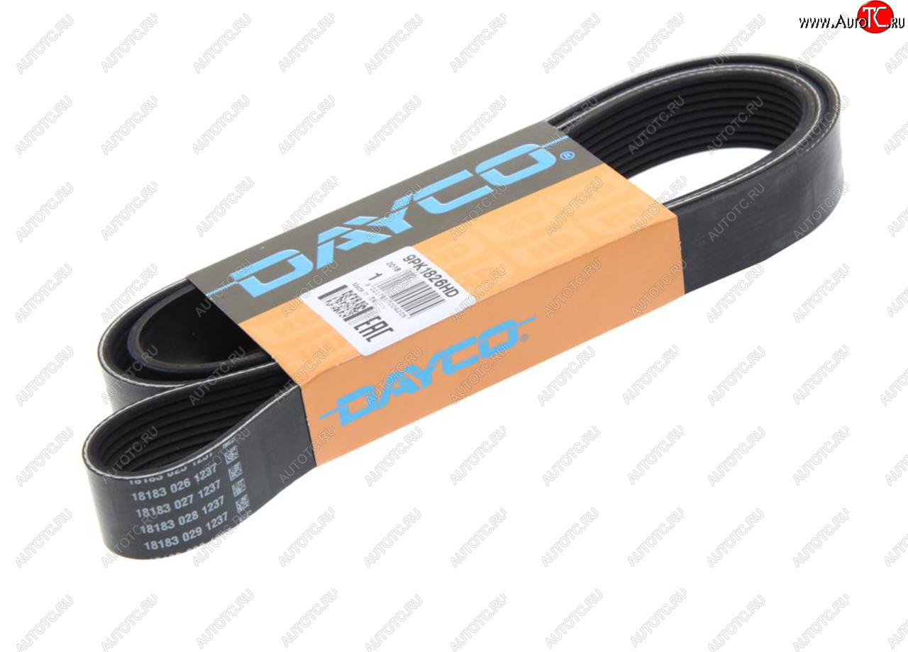 1 999 р. Ремень приводной поликлиновой 9PK1826HD DAYCO DAYCO 9pk1826hd  с доставкой в г. Кемерово