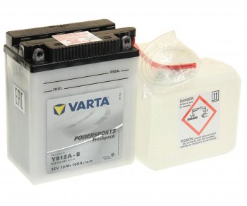 4 999 р. Аккумулятор VARTA MOTO FP + электролит 12А/ч VARTA 6ст12 yb12a-b VARTA 6ст12 yb12a-b  с доставкой в г. Кемерово. Увеличить фотографию 1