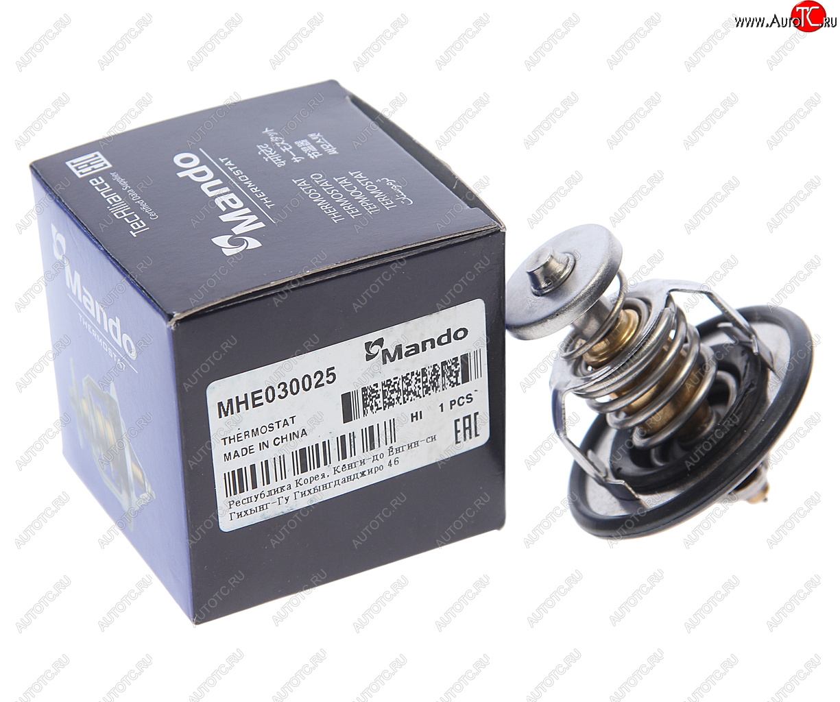 929 р. Термостат HYUNDAI Porter,Galloper (2.5),Terracan (2.5) (82град.) MANDO MANDO mhe030025 MANDO mhe030025  с доставкой в г. Кемерово