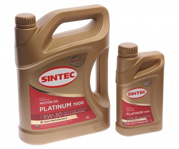 2 079 р. Масло моторное Platinum 7000 A3B4 5W30 синт.4+1л SINTEC SINTEC 600223  с доставкой в г. Кемерово. Увеличить фотографию 1