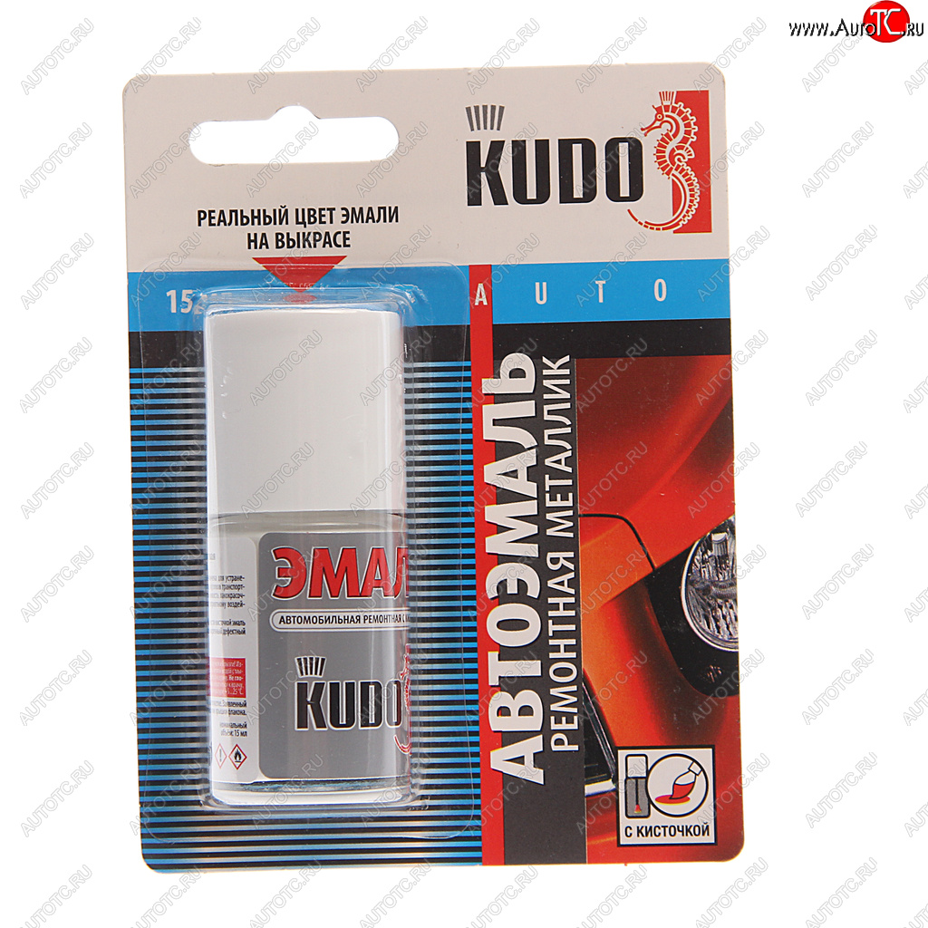 186 р. Краска BAIC CAQGP7 WHITE METALLIC белая с кистью 15мл KUDO KUDO ku-74370  с доставкой в г. Кемерово