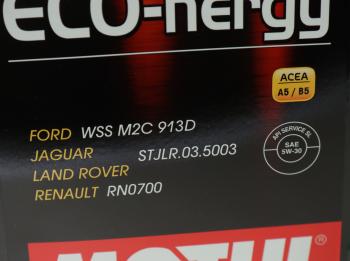 5 699 р. Масло моторное 8100 ECO-NERGY 5W30 синт.4л MOTUL MOTUL 111860  с доставкой в г. Кемерово. Увеличить фотографию 2