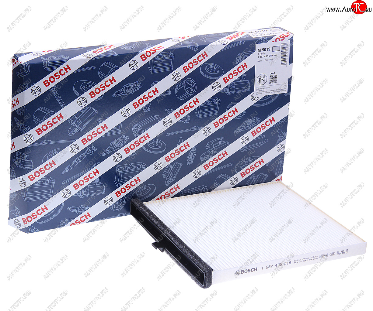 1 399 р. Фильтр воздушный салона MAZDA 3 (13-),6 (12-),CX-5 (11-) BOSCH BOSCH 1987435019  с доставкой в г. Кемерово