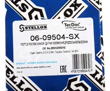 579 р. Датчик положения заслонки дроссельной HYUNDAI OPEL TOYOTA STELLOX STELLOX 0609504sx  с доставкой в г. Кемерово. Увеличить фотографию 4