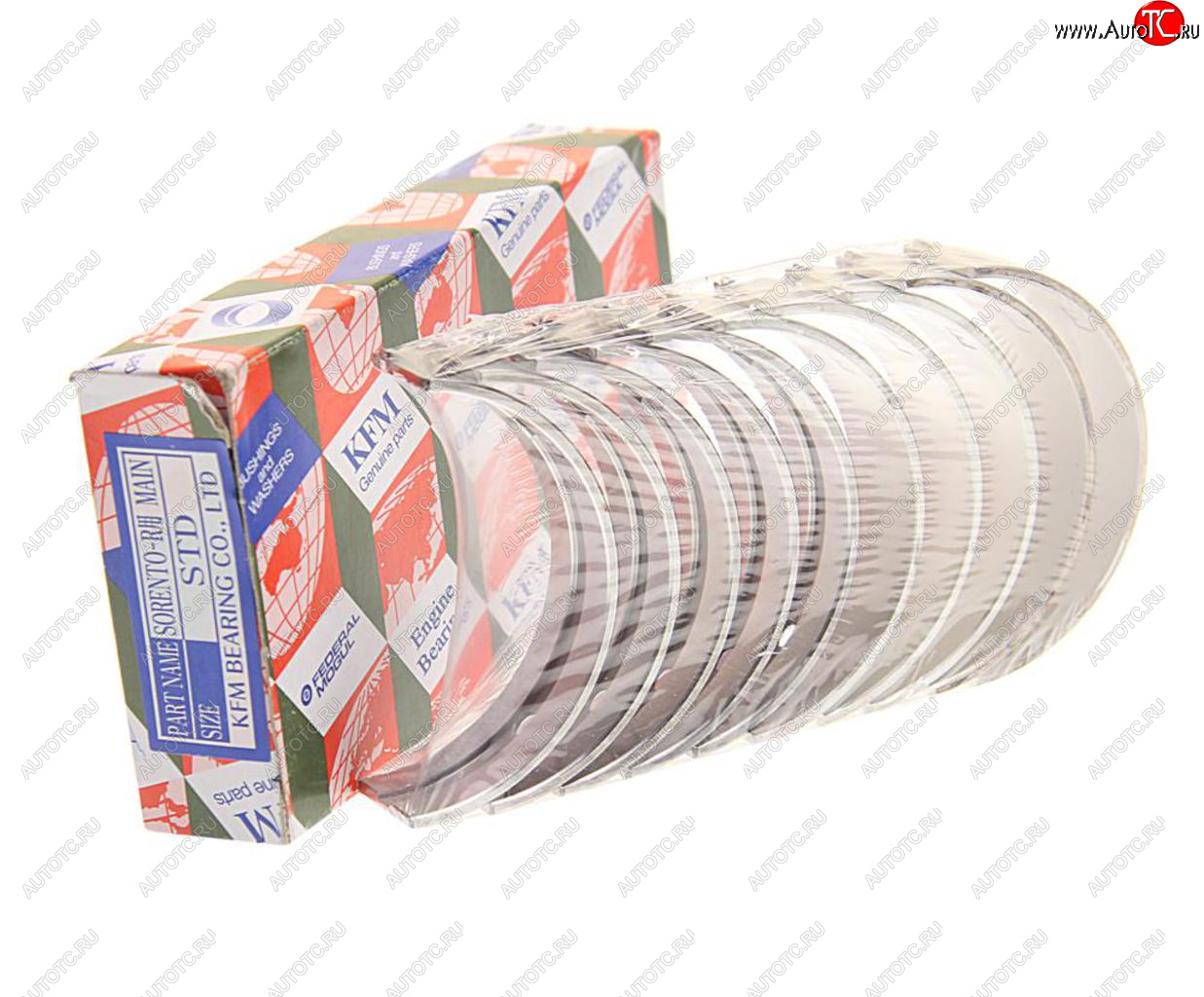 3 499 р. Вкладыши HYUNDAI Santa Fe (10-) (2.0),ix35 (10-) (2.0) (TCI) коренные STD комплект (10шт.) KFM KFM 21020-2f930  с доставкой в г. Кемерово