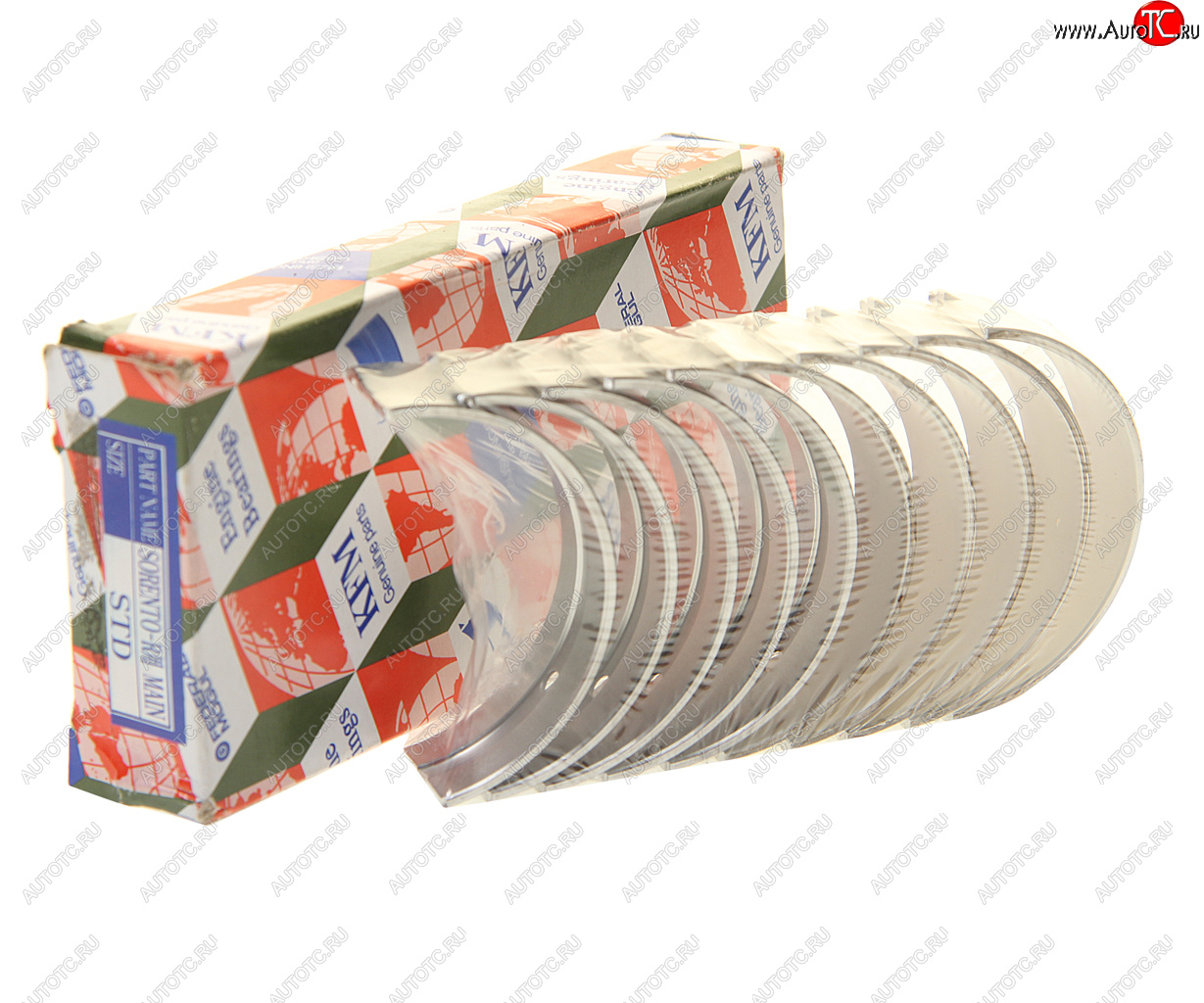 3 599 р. Вкладыши HYUNDAI Santa Fe (10-) (2.2),ix35 (10-) (2.0) (TCI) коренные STD комплект (10шт.) KFM KFM 21020-2f902  с доставкой в г. Кемерово