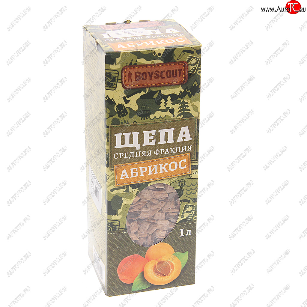 142 р. Щепа для копчения абрикосовая 285г BOYSCOUT BOYSCOUT 61199  с доставкой в г. Кемерово