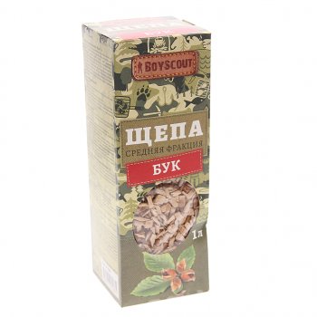 99 р. Щепа для копчения буковая 282г BOYSCOUT BOYSCOUT 61096  с доставкой в г. Кемерово. Увеличить фотографию 1