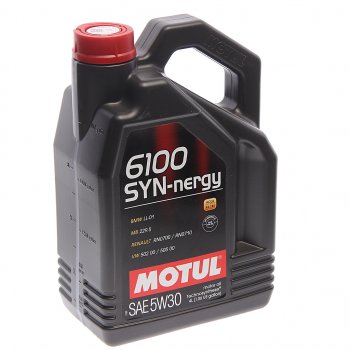 4 549 р. Масло моторное 6100 SYN-NERGIE 5W30 псинт.4л MOTUL MOTUL 112464  с доставкой в г. Кемерово. Увеличить фотографию 1