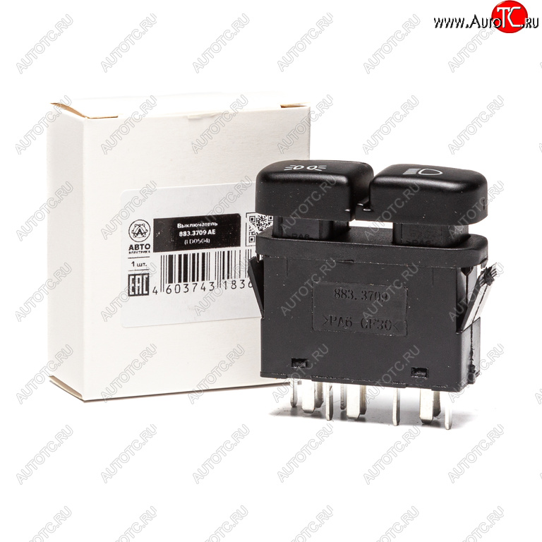 459 р. Выключатель клавиша ВАЗ-2115 наружного освещения AVTOELECTRICA AVTOELECTRICA 883.3709 ае  с доставкой в г. Кемерово