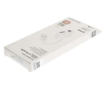 419 р. Переходник iPhone (5-) на jack 3.5 белый BOROFONE BOROFONE bv12 white  с доставкой в г. Кемерово. Увеличить фотографию 2